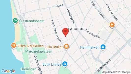 Apartments for rent i Helsingborg - kort over placeringen