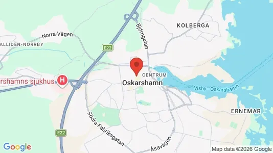 Houses for rent i Oskarshamn - kort over placeringen