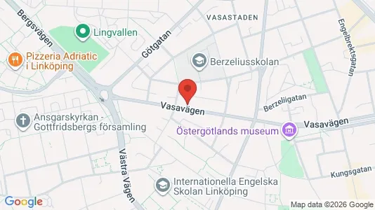 Apartments for rent i Linköping - kort over placeringen