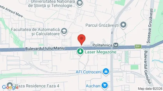 Apartments for rent i Bucharest - Sectorul 6 - kort over placeringen