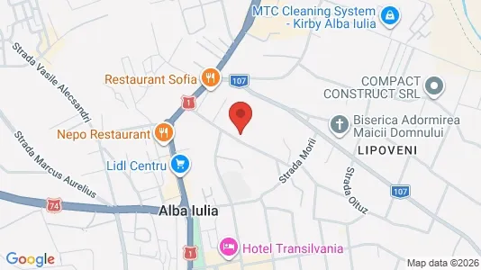 Apartments for rent i Alba Iulia - kort over placeringen