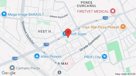 Apartments for rent i Ploieşti - kort over placeringen