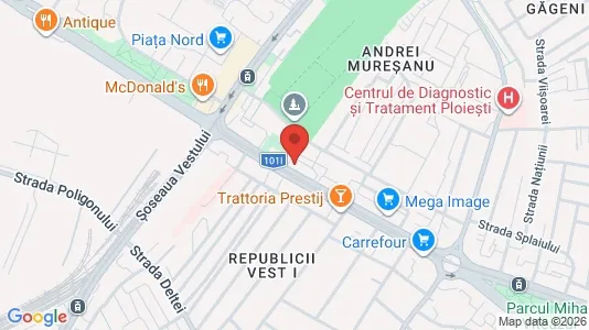 Apartments for rent i Ploieşti - kort over placeringen