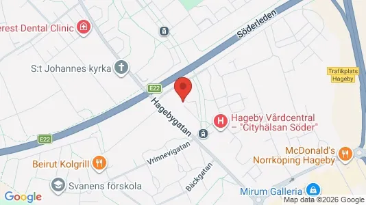 Apartments for rent i Norrköping - kort over placeringen