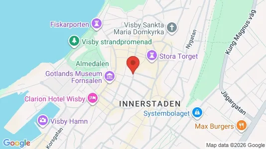 Apartments for rent i Gotland - kort over placeringen