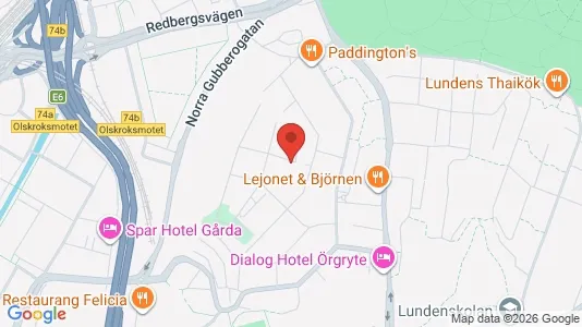 Apartments for rent i Örgryte-Härlanda - kort over placeringen