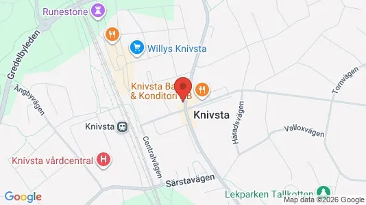 Apartments for rent i Knivsta - kort over placeringen