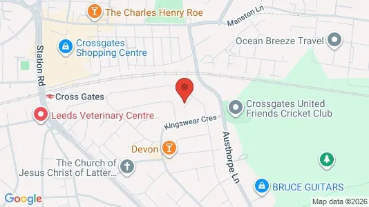 Apartments for rent i Leeds - West Yorkshire - kort over placeringen