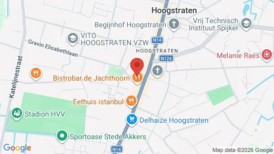 Apartments for rent i Hoogstraten - kort over placeringen