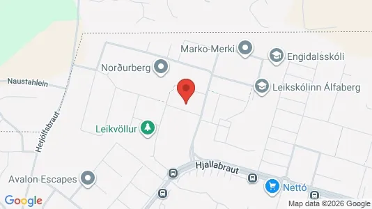 Apartments for rent i Hafnarfjörður - kort over placeringen