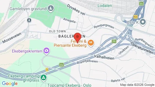 Apartments for rent i Oslo Gamle Oslo - kort over placeringen