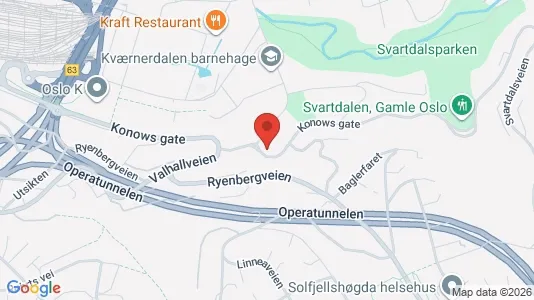 Apartments for rent i Oslo Gamle Oslo - kort over placeringen