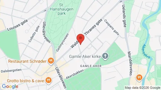 Apartments for rent i Oslo St. Hanshaugen - kort over placeringen