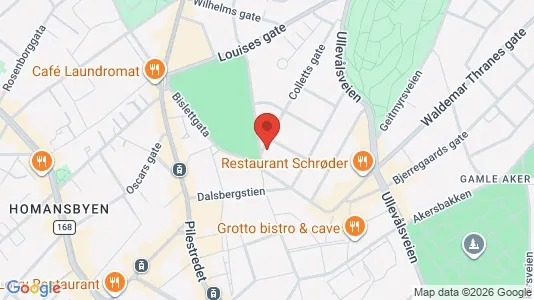 Apartments for rent i Oslo St. Hanshaugen - kort over placeringen