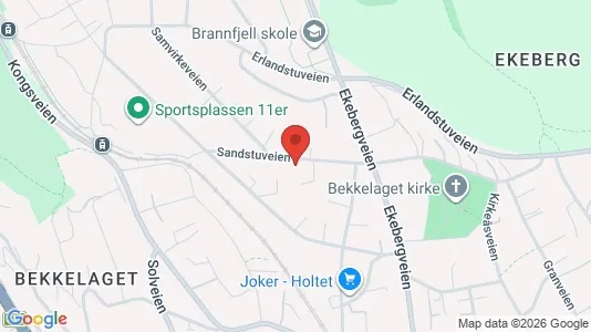 Rooms for rent i Oslo Nordstrand - kort over placeringen