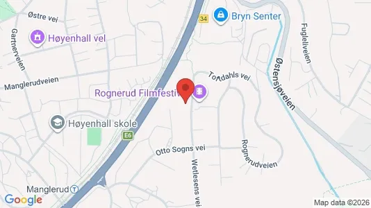 Rooms for rent i Oslo Østensjø - kort over placeringen