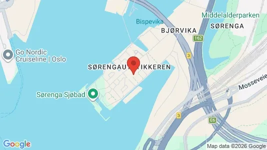 Rooms for rent i Oslo Gamle Oslo - kort over placeringen