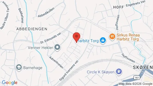 Apartments for rent i Oslo Ullern - kort over placeringen