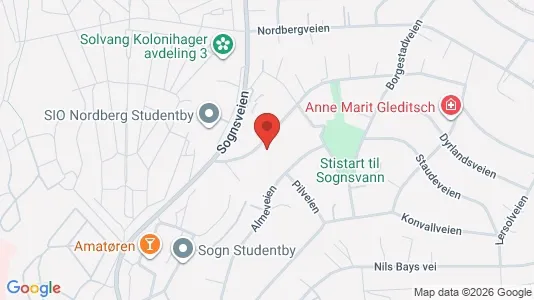 Rooms for rent i Oslo Nordre Aker - kort over placeringen