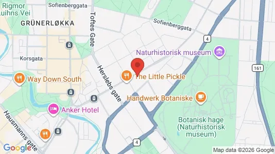 Apartments for rent i Oslo Grünerløkka - kort over placeringen
