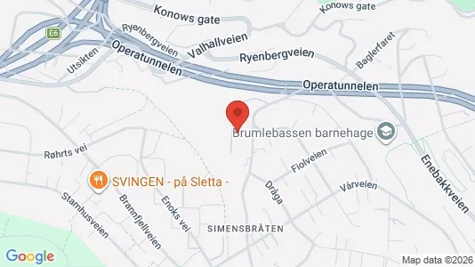 Apartments for rent i Oslo Nordstrand - kort over placeringen