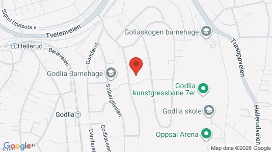 Rooms for rent i Oslo Østensjø - kort over placeringen