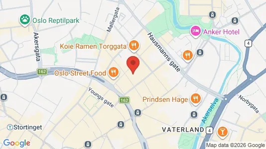 Rooms for rent i Oslo St. Hanshaugen - kort over placeringen