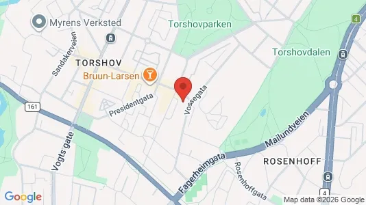 Rooms for rent i Oslo Sagene - kort over placeringen