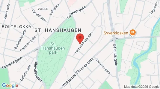Rooms for rent i Oslo St. Hanshaugen - kort over placeringen