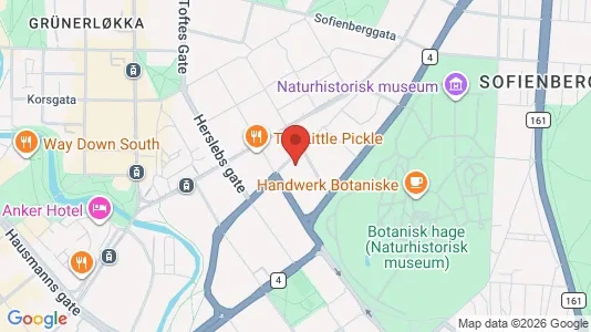 Apartments for rent i Oslo Grünerløkka - kort over placeringen
