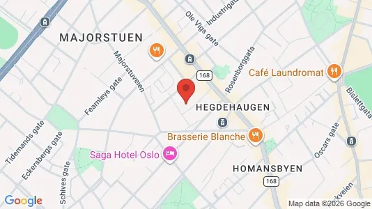 Apartments for rent i Oslo Frogner - kort over placeringen
