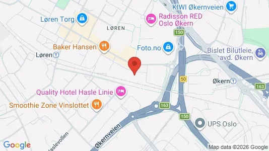 Apartments for rent i Oslo Grünerløkka - kort over placeringen