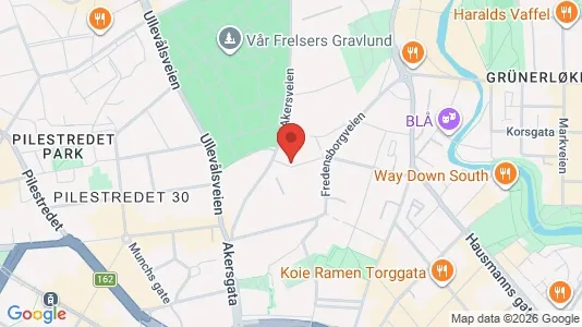 Rooms for rent i Oslo St. Hanshaugen - kort over placeringen