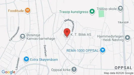 Apartments for rent i Oslo Østensjø - kort over placeringen