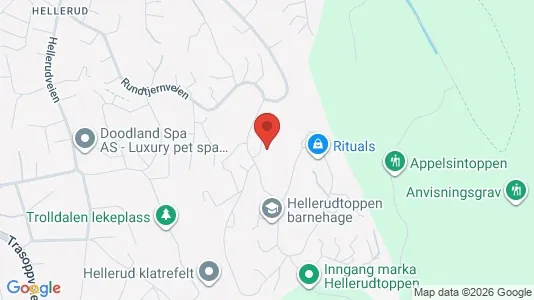 Rooms for rent i Oslo Alna - kort over placeringen