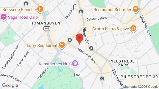 Apartments for rent i Oslo Frogner - kort over placeringen