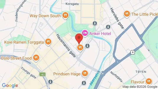 Rooms for rent i Oslo Grünerløkka - kort over placeringen