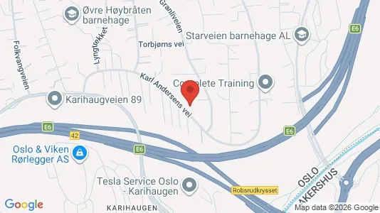 Rooms for rent i Oslo Stovner - kort over placeringen