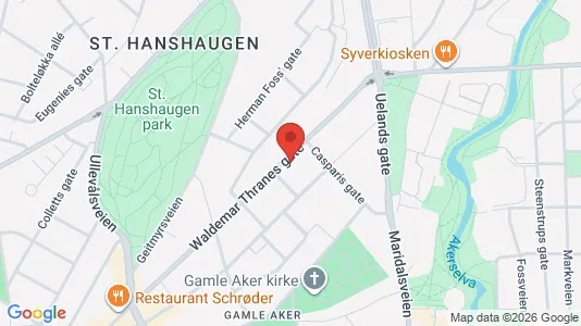 Apartments for rent i Oslo St. Hanshaugen - kort over placeringen