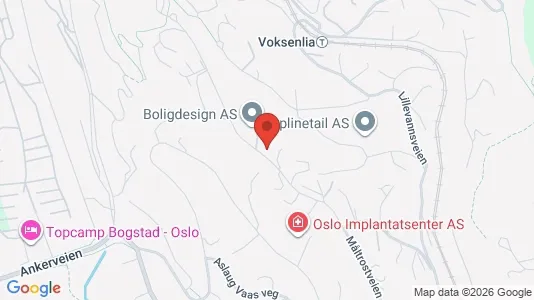 Apartments for rent i Oslo Vestre Aker - kort over placeringen