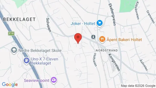 Rooms for rent i Oslo Nordstrand - kort over placeringen