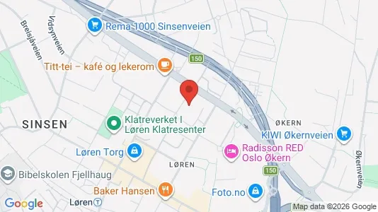 Apartments for rent i Oslo Grünerløkka - kort over placeringen