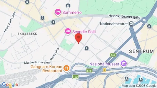 Apartments for rent i Oslo Frogner - kort over placeringen