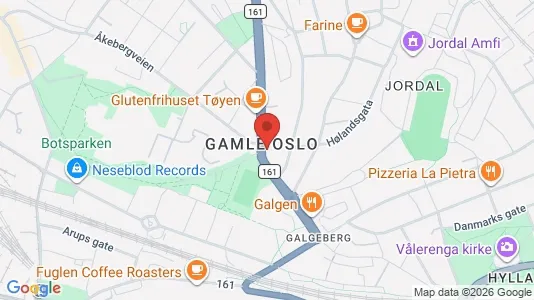 Apartments for rent i Oslo Gamle Oslo - kort over placeringen
