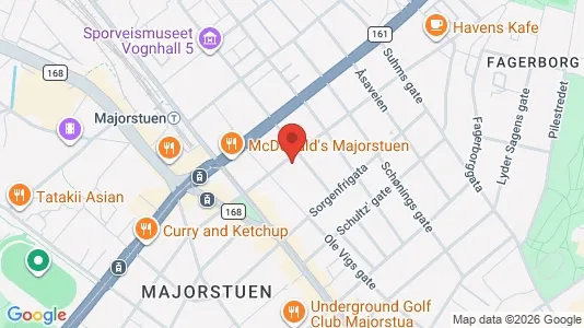 Apartments for rent i Oslo Frogner - kort over placeringen