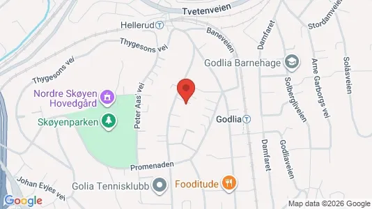 Apartments for rent i Oslo Østensjø - kort over placeringen