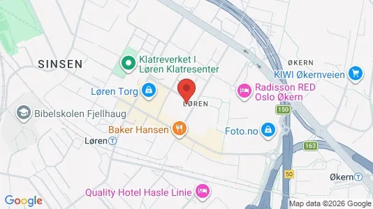 Apartments for rent i Oslo Grünerløkka - kort over placeringen