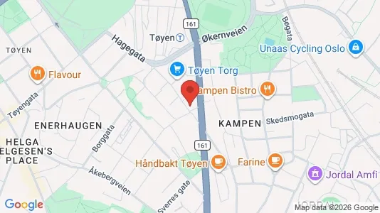 Apartments for rent i Oslo Gamle Oslo - kort over placeringen