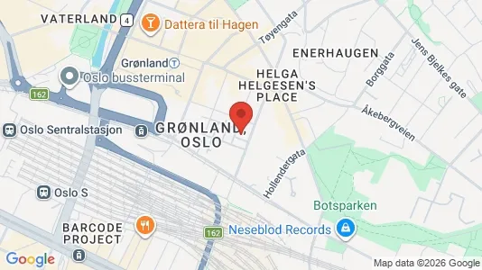 Apartments for rent i Oslo Gamle Oslo - kort over placeringen