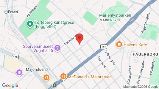 Apartments for rent i Oslo Frogner - kort over placeringen